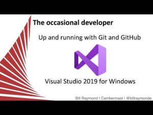 Up and Running with GitHub and Visual Studio 2019