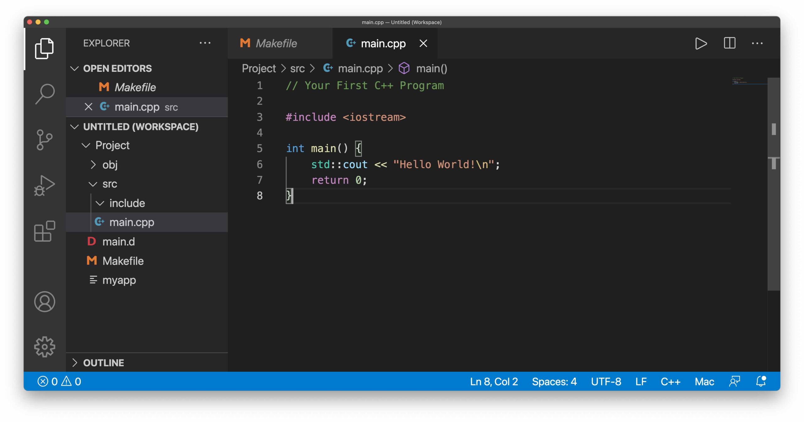 Visual Studio Code C/C++/Fortran with Multiple Source Files · iRASPA