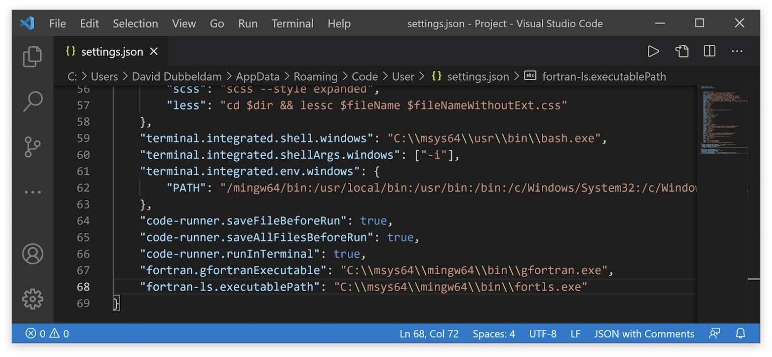 Visual studio code fortran как работать