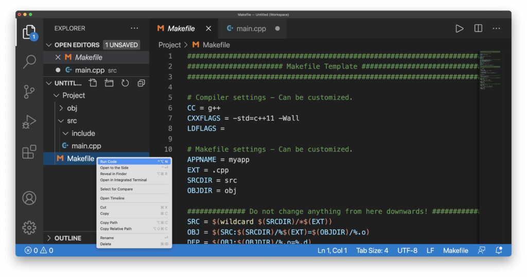 Visual Studio Code C/C++/Fortran with Multiple Source Files · iRASPA